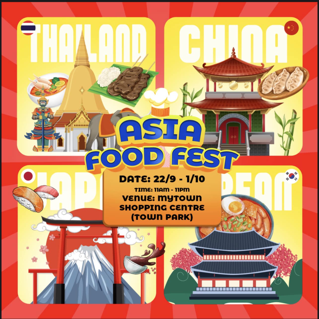 ASIA FOOD FEST MyTOWNKL