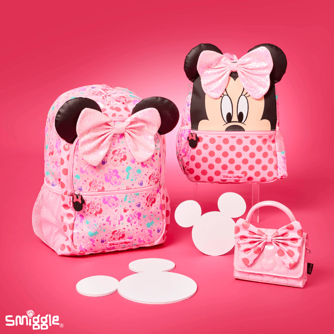 Buy Smiggle Pink Minnie Mouse Disney Classic Backpack from Next USA